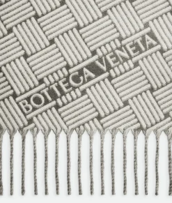 Cashmere Blanket With Intreccio Motif