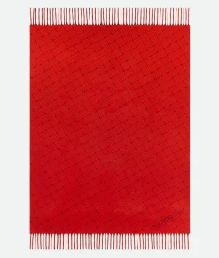 Cashmere Blanket With Intreccio Motif