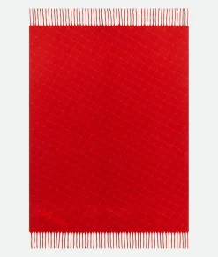Cashmere Blanket With Intreccio Motif