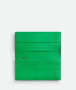 Cassette Long Wallet With Coin Purse