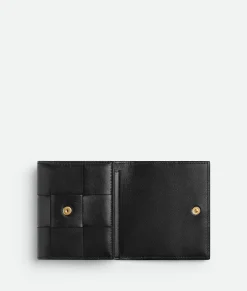 Cassette Tri-Fold With Origami Coin Purse