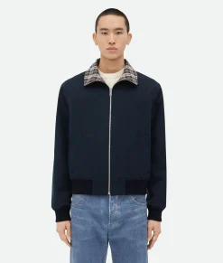 Checked Cotton Blouson