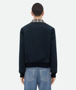 Checked Cotton Blouson