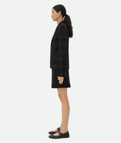 Checked Cotton Mouline Jacket
