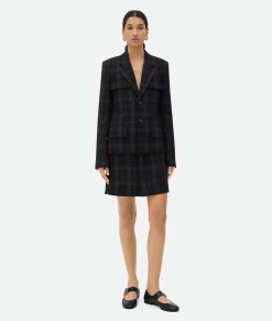 Checked Cotton Mouline Jacket