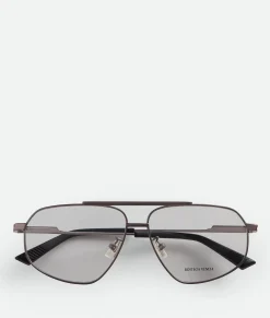 Classic Metal Aviator Eyeglasses