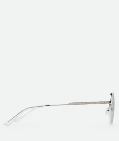 Classic Metal Semi Rimless Panthos Eyeglasses