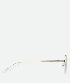 Classic Metal Semi Rimless Panthos Eyeglasses
