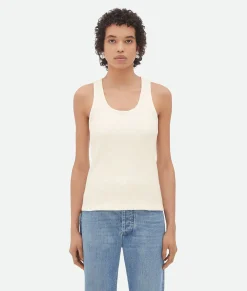 Compact Cotton Rib Jersey Tank Top