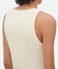Compact Cotton Rib Jersey Tank Top