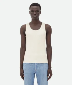 Compact Cotton Rib Jersey Tank Top