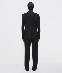 Compact Wool And Satin Jacket