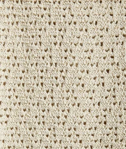 Cotton Crochet T-Shirt