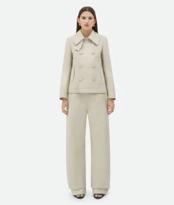 Cotton Gabardine Caban