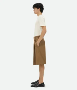 Cotton Gabardine Shorts