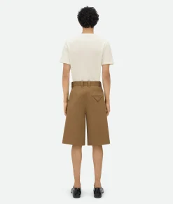 Cotton Gabardine Shorts