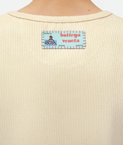 Cotton Rib Tank Top With Label