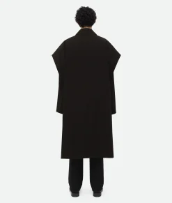 Cotton Silk Cape With Check Lining