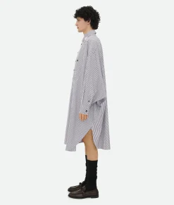 Cotton Striped Long Shirt