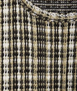 Cotton Viscose Check Top