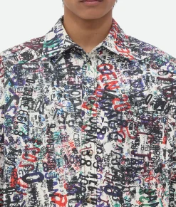 Cotton Wool Memory Print Shirt
