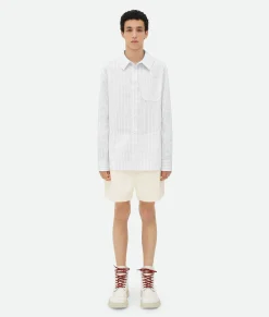 Crisp Cotton Silk Check Bandana Shirt