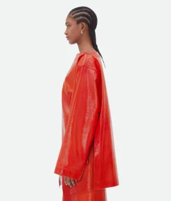 Dégradé Effect Leather Top