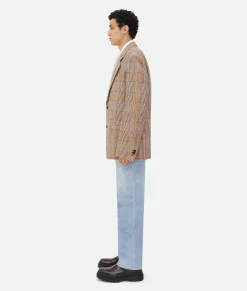 Double Cotton Check Jacket