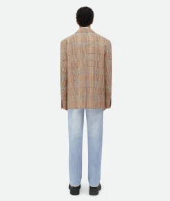 Double Cotton Check Jacket