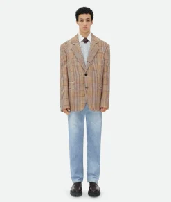 Double Cotton Check Jacket