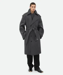 Double Face Wool Trench Coat
