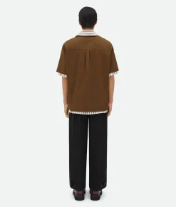 Double Layer Cotton And Silk Shirt