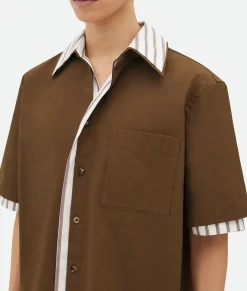 Double Layer Cotton And Silk Shirt