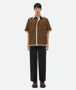 Double Layer Cotton And Silk Shirt