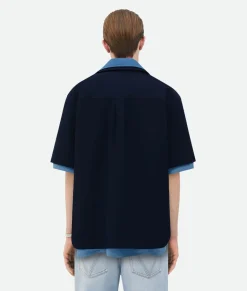 Double Layer Cotton And Viscose Shirt