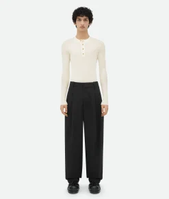 Dry Mouline Wool Trousers