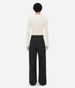 Dry Mouline Wool Trousers