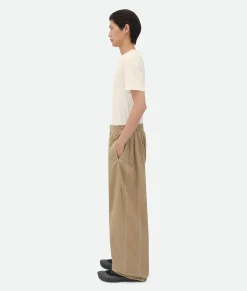 Elasticated Tech Nylon Trousers