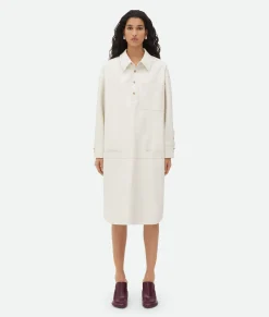 English Embroidery Leather Dress