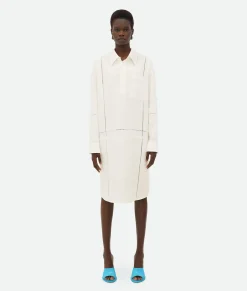 English Embroidery Linen Dress