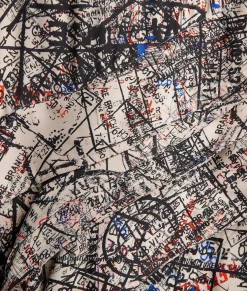 Fluid Viscose Memory Print Dress