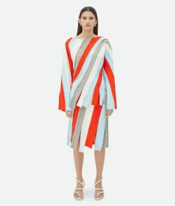 Fluid Viscose Stripe Top