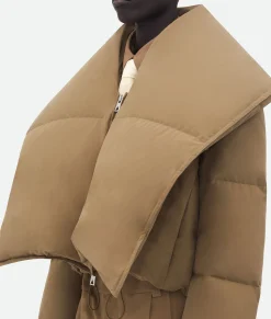 Frosted Poplin Puffer Jacket