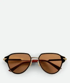 Glaze Metal Aviator Sunglasses