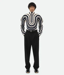 Graphic Cotton Rib Jumper