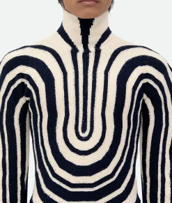 Graphic Cotton Rib Jumper