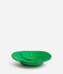 Interlocking Leather Tray - S