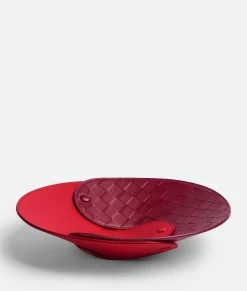 Interlocking Leather Tray - M