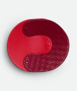 Interlocking Leather Tray - M