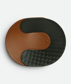Interlocking Leather Tray - L